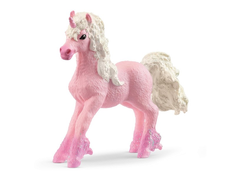 Schleich Virág Unikornis Csikó – kézzel festett figura