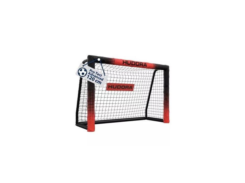 Hudora Pro Tect Advanced fém focikapu 120 cm - fekete-piros