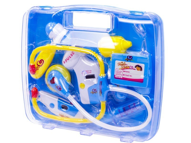 Doktor készlet táskában – játék orvosi szett hanggal