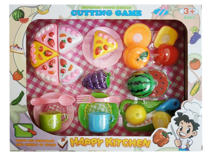 Konyhakészlet vágható gyümölcsökkel, 25 db