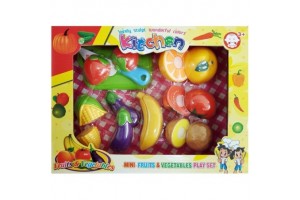 Vágható gyümölcs- és zöldségkészlet, 14 db