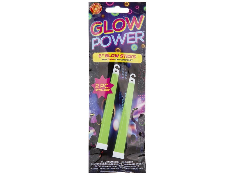 Világító rúd 2 db - 15 cm, többféle szín
