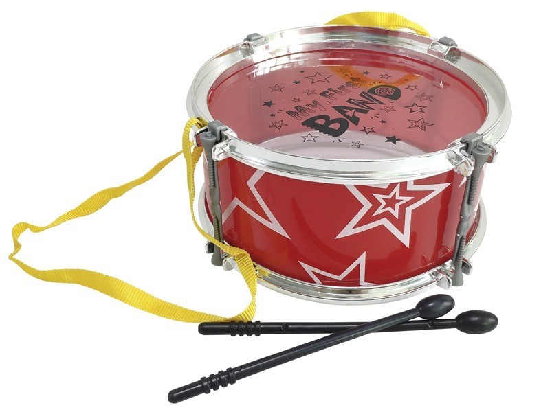 Játék dob 21 cm - piros vagy kék