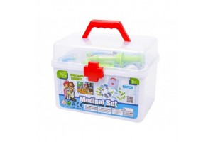 Orvosi doboz 18 darabos készlet - játékszett