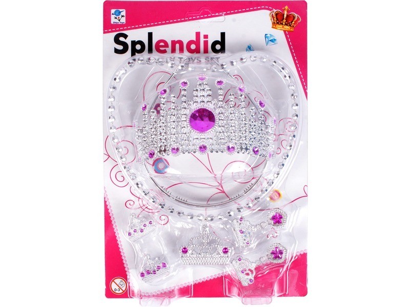 Hercegnői ékszer készlet rózsaszín ékkövekkel