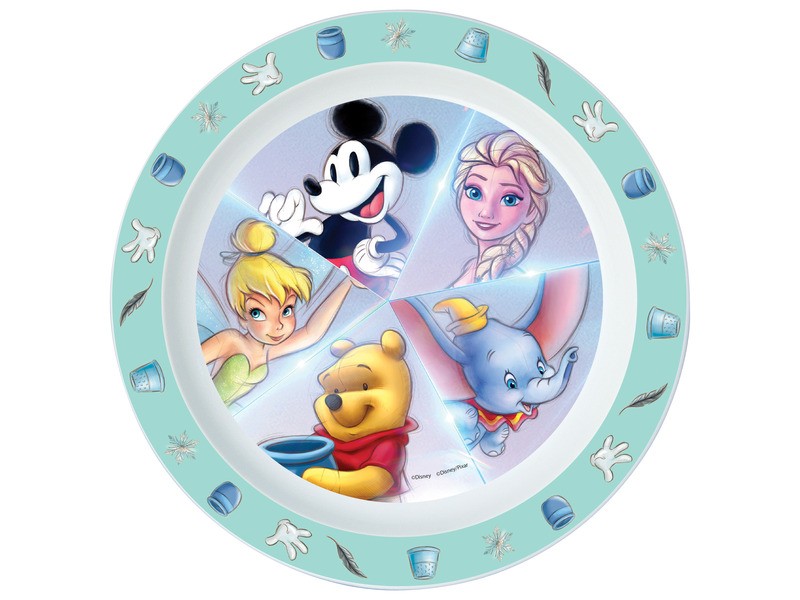 Disney100 mikrózható műanyag lapostányér
