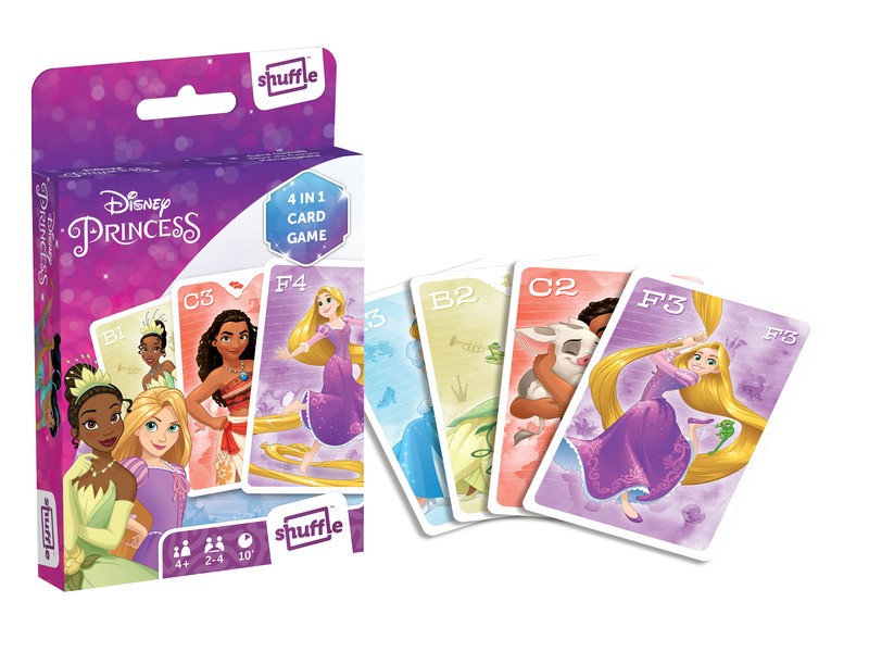Disney hercegnők 4 az 1-ben kártyajáték doboz