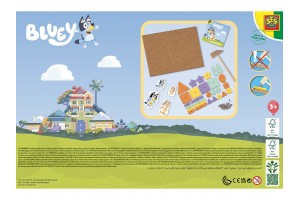 Bluey kalapácsjáték - színes fejlesztő játék