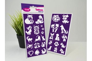 Cats & Dogs sablon szett – kutya és macska minták