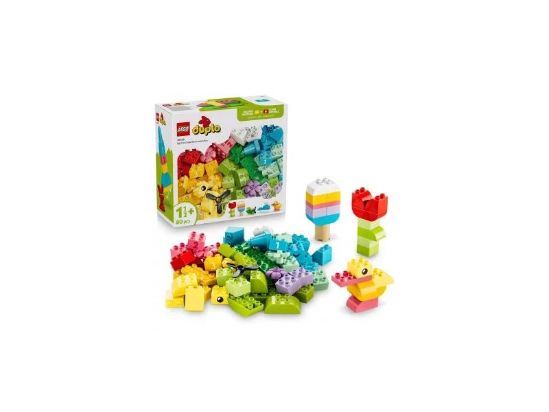 LEGO DUPLO 10479 – Színpompás kreatív csomag, 80 elem