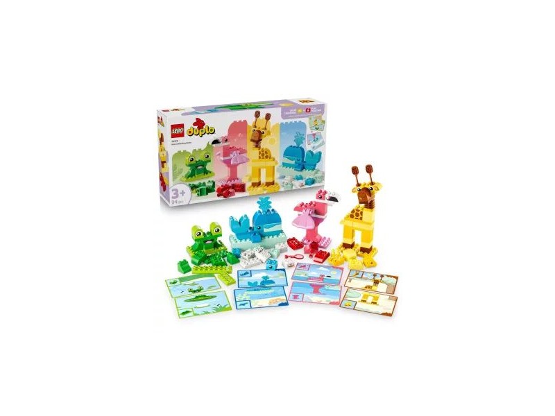 LEGO DUPLO Állatos építőjáték 10472 - 8 figura, 94 kocka