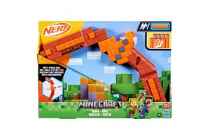 Nerf Minecraft Íj – habnyilakkal, gyerekbarát dizájn