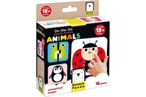 Úti kirakó – állatok, 8 puzzle, 16 nagy darab