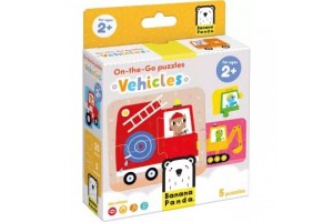 Úti kirakó - járművek puzzle, Banana Panda