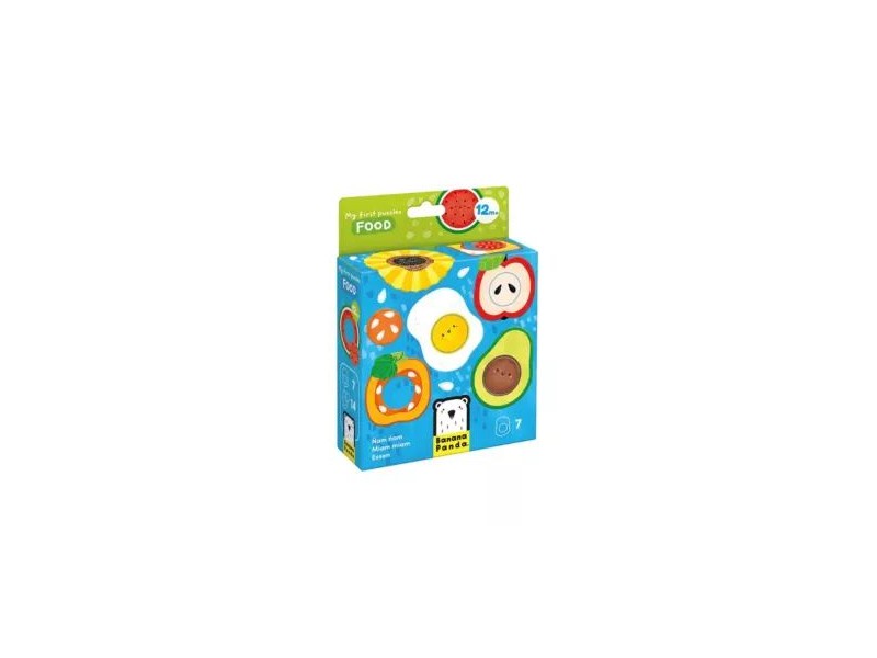 Első kirakóm - Ételek: 7 két részes puzzle (14 elem)