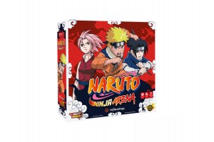 Naruto: Ninja Arena doboz és figurák