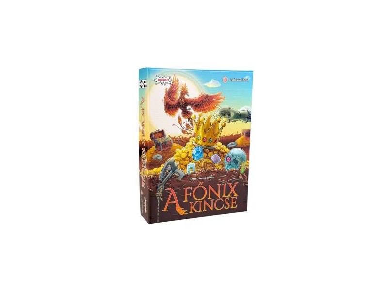 A főnix kincse társasjáték borító - fantasy kártyajáték