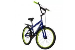 Huffy gyermek kerékpár 20\" kék, neon zöld felnik