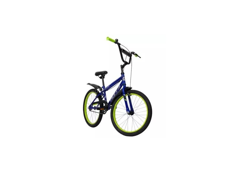 Huffy gyermek kerékpár 20\" kék, neon zöld felnik