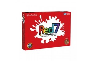 Red7 társasjáték – színes, számozott kártyák