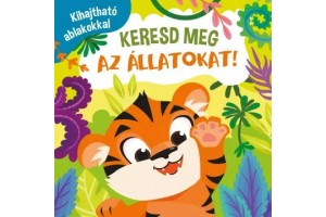 Keresd meg az állatokat! - kihajtható ablakos könyv