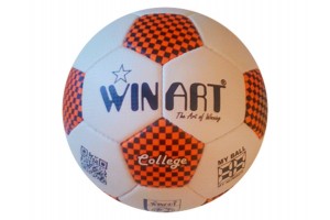 College No.5 narancs-fekete focilabda 22 cm