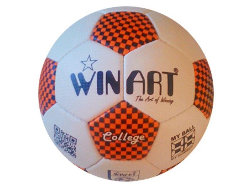 College No.5 narancs-fekete focilabda 22 cm