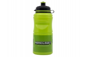 Műanyag kulacs Minecraft mintával