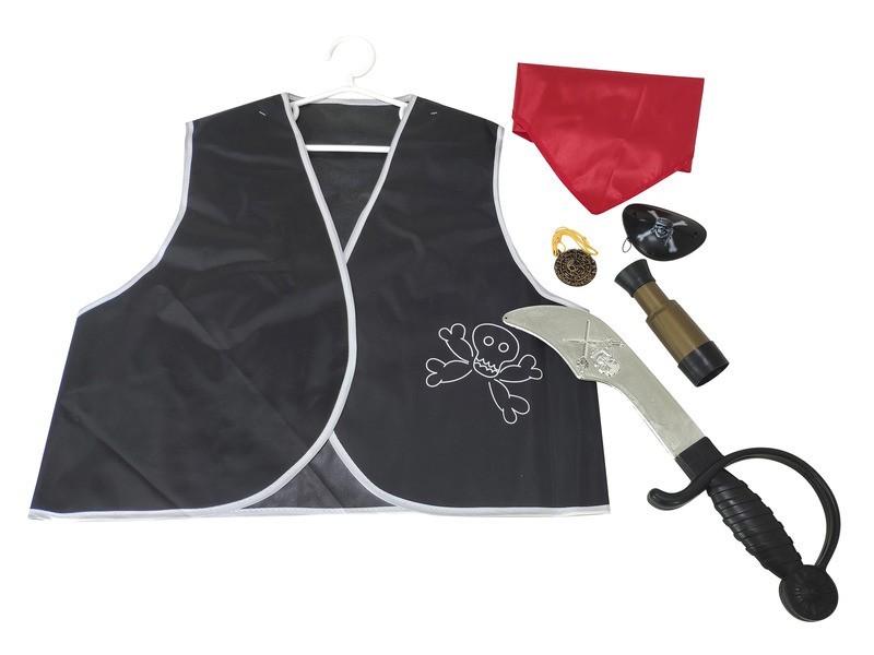 Kalóz mellény és 5 kiegészítő