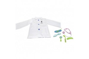 Gyerek orvos jelmez – köpeny és 7 kiegészítő