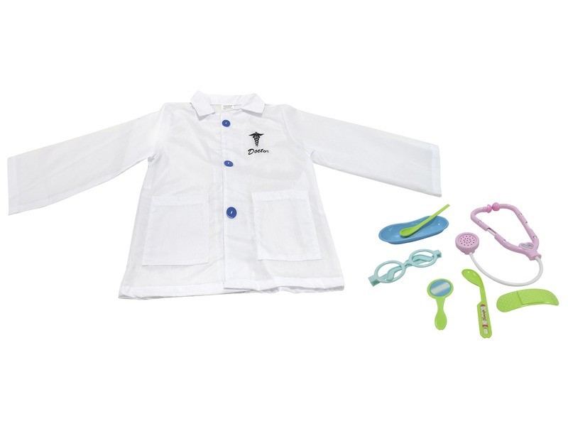 Gyerek orvos jelmez – köpeny és 7 kiegészítő