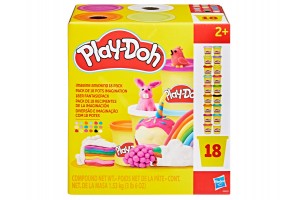 Play-Doh 18 darabos készlet – színes gyurmák