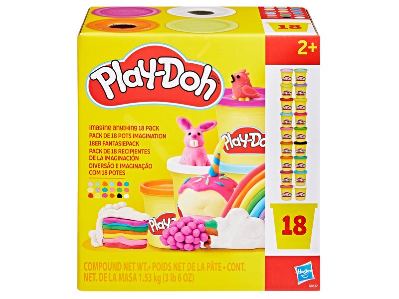 Play-Doh 18 darabos készlet – színes gyurmák