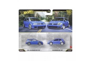 Hot Wheels VW Gold R32 és Golf MK7 - 2 db csomag