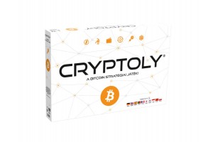 Cryptoly társasjáték - kártyák és játékelemek