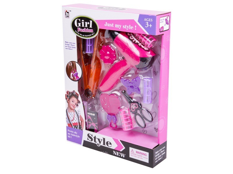 Fodrász készlet - Hercegnő frizura eszközök