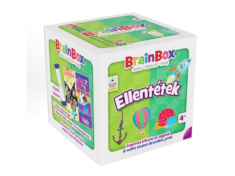 Brainbox - Ellentétek új kiadás | oktató társasjáték gyerekeknek