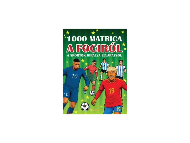 Matricás könyv: 1000 focimatrica – színes illusztrációk