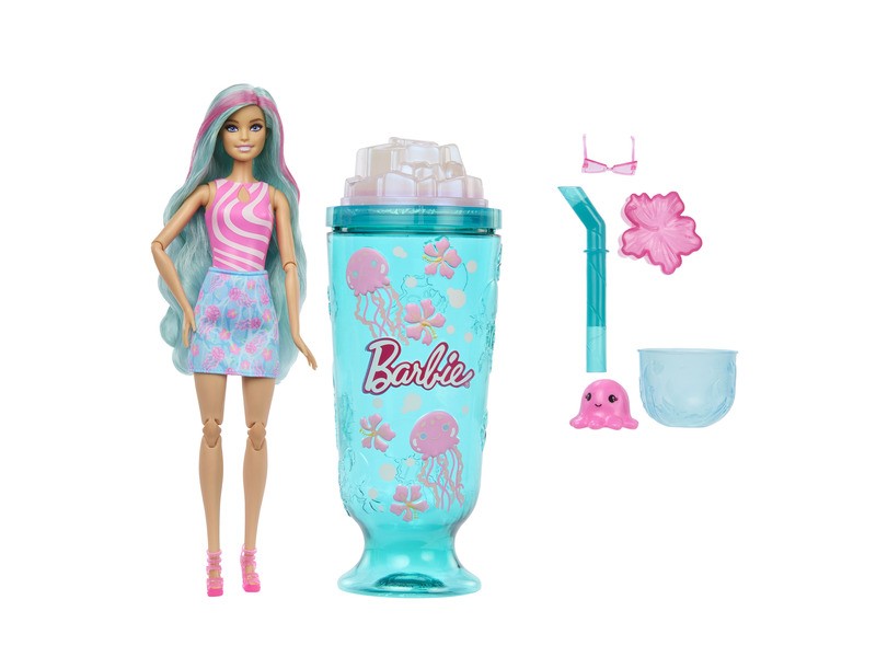 Barbie Reveal illatos shaker - medúza figura