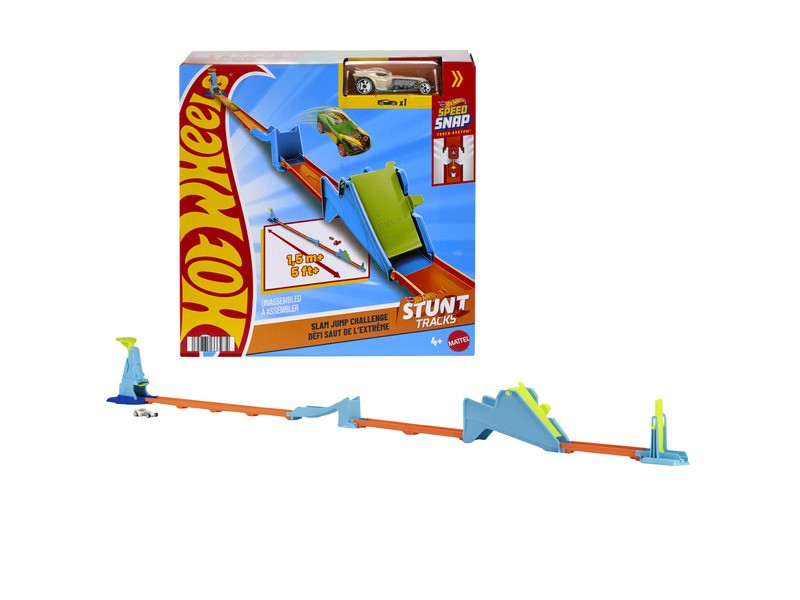 Hot Wheels kaszkadőr kezdőkészlet – pálya és autó