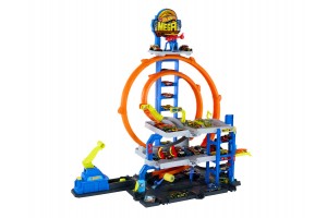 Hot Wheels Mega Garázs - játék kisautóknak