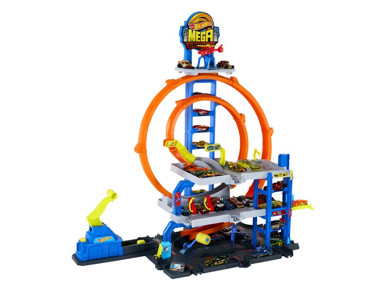 Hot Wheels Mega Garázs - játék kisautóknak