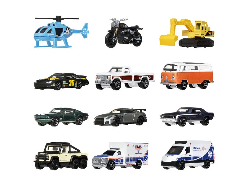Matchbox kisautó papírcsomagban