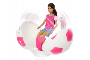 Barbie focista baba - részletes mez és labda