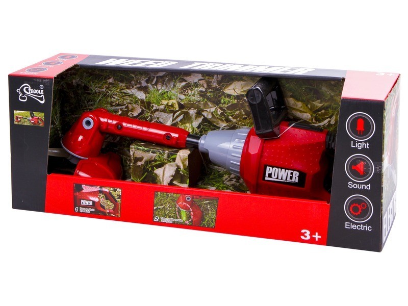 Motoros kasza LED-del és forgó vágófejjel