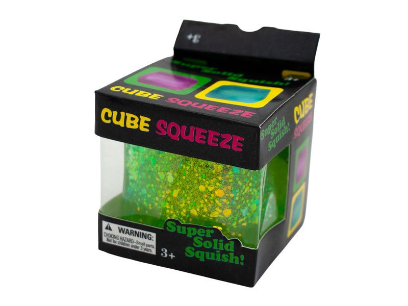Stresszoldó kocka - puha antistressz játék