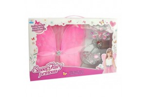 Tündérszett – szoknya, szárnyak, ékszerek, varázspálca