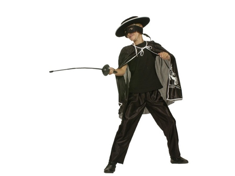 Zorro jelmez - 116 cm (5-6 éveseknek)