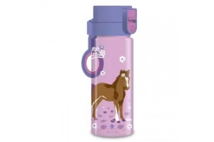 Cute Animals ló kulacs 475 ml — halványlila dizájn