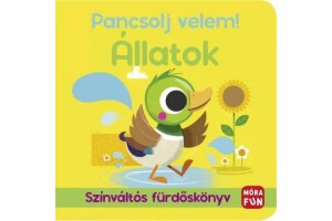 Pancsolj velem! színváltós fürdőskönyv - Állatok, 15x15 cm